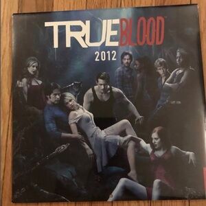 TRUE BLOOD 2012 WALL CALENDAR HBO Collectible Vampire Sookie Stackhouse RARE NIP